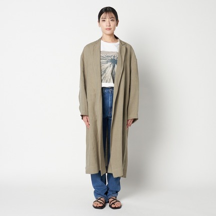 DUNGAREES LINEN OVER COAT 詳細画像 ベージュ 1