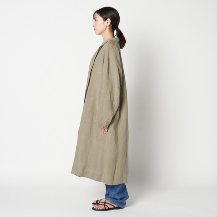 DUNGAREES LINEN OVER COAT 詳細画像 ベージュ 2