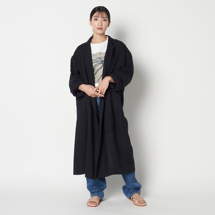 DUNGAREES LINEN OVER COAT 詳細画像 ネイビー 7