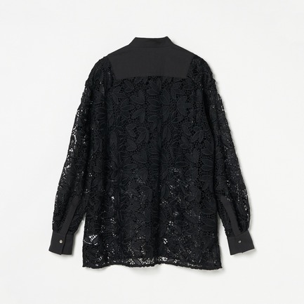 LACE SHIRT w/starched bosom 詳細画像 ホワイト 1