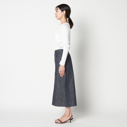 REACTIVE DENIM BOX SKIRT 詳細画像 ネイビー 8