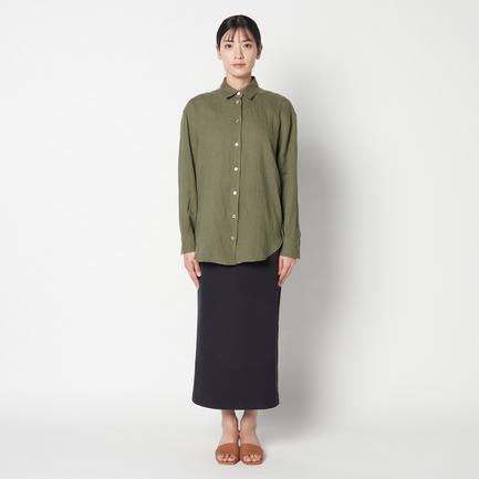 FRENCH LINEN WASHER SHIRT 詳細画像 ホワイト 7