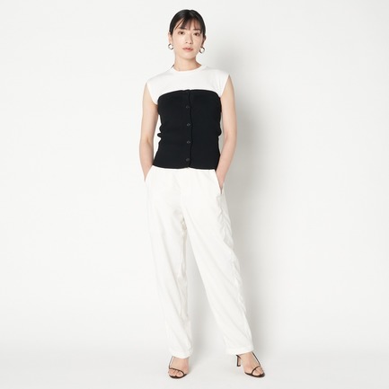 COTTON 2WAY KNIT BUSTIER 詳細画像 ブラック 9