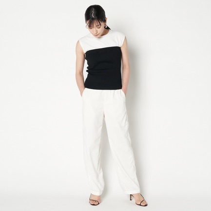STUNNER TWILL BELTED PANTs 詳細画像 ホワイト 13