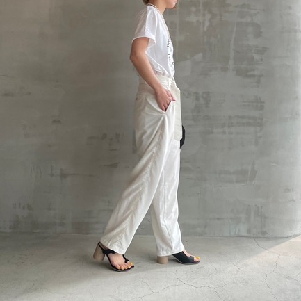 STUNNER TWILL BELTED PANTs 詳細画像 ホワイト 15