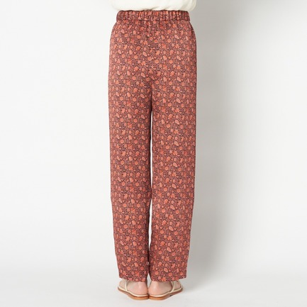 DEVEAUX FLOWER PRINT EASY PANTs 詳細画像 オレンジ 11