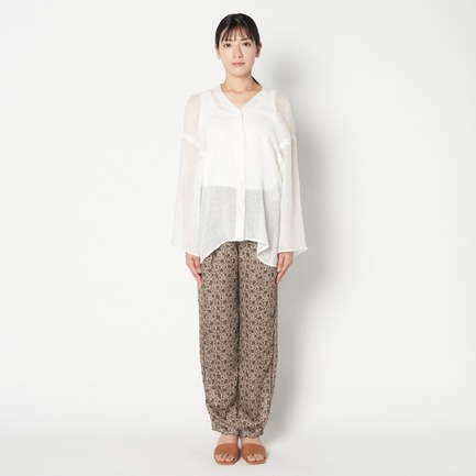 DEVEAUX FLOWER PRINT EASY PANTs 詳細画像 オレンジ 1