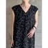 DEVEAUX BI-COLOR PRINT N/S DRESS 詳細画像