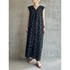 DEVEAUX BI-COLOR PRINT N/S DRESS 詳細画像