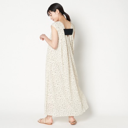 DEVEAUX BI-COLOR PRINT N/S DRESS 詳細画像 ホワイト 11