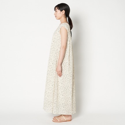 DEVEAUX BI-COLOR PRINT N/S DRESS 詳細画像 ホワイト 7