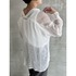 CRUNCHY LINEN V-NECK SHIRT 詳細画像