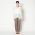 CRUNCHY LINEN V-NECK SHIRT 詳細画像