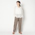 CRUNCHY LINEN V-NECK SHIRT 詳細画像