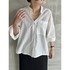 COTTON CUT FRINGE OPEN SHIRT 詳細画像