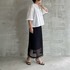 COTTON CUT FRINGE OPEN SHIRT 詳細画像