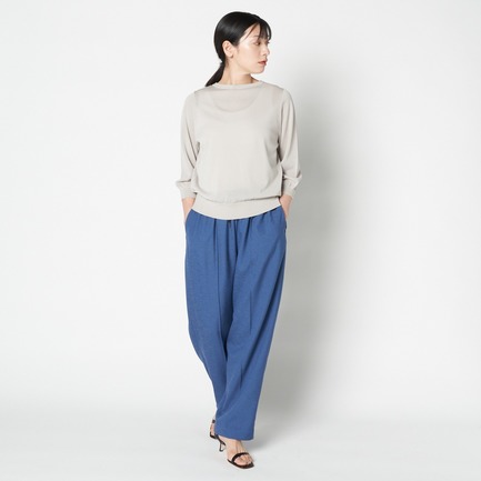 LINEN TOUCH TAPERED PT 詳細画像 ブルー 13