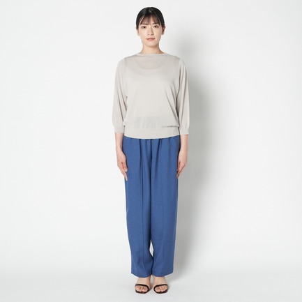 LINEN TOUCH TAPERED PT 詳細画像 ブルー 6