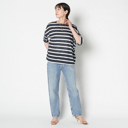 NATURAL LINEN CUT PULLOVER 詳細画像 ネイビー 11