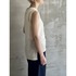 LINEN MIDDLEGAUGE CREW VEST 詳細画像