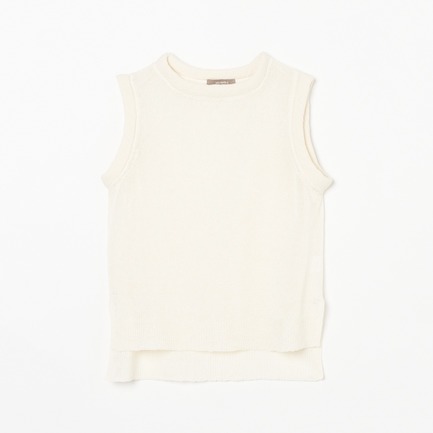 LINEN MIDDLEGAUGE CREW VEST