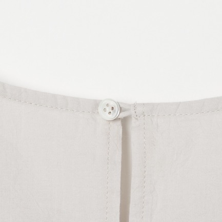 COTTON LOAN FRILL HEM BL 詳細画像 ライトグレー 4