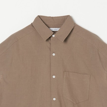 COTTON LOAN N/S SHIRT 詳細画像 ダークブラウン 2