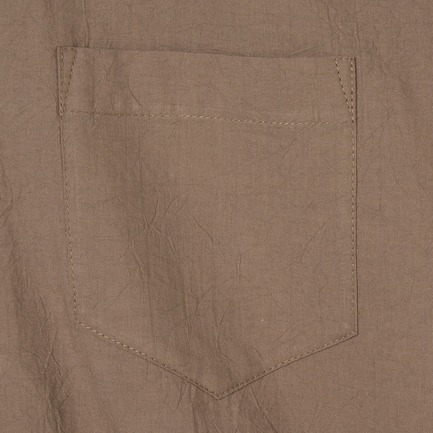 COTTON LOAN N/S SHIRT 詳細画像 ダークブラウン 5