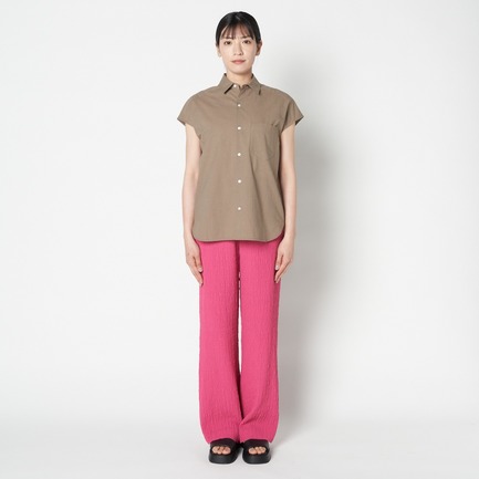 COTTON LOAN N/S SHIRT 詳細画像 ダークブラウン 7