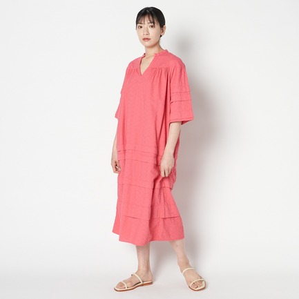 ETHNICALCOTTON LACE CAFTAN OP 詳細画像 ピンク 4