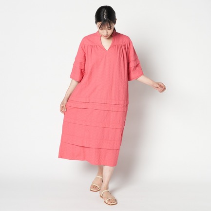 ETHNICALCOTTON LACE CAFTAN OP 詳細画像 ピンク 5