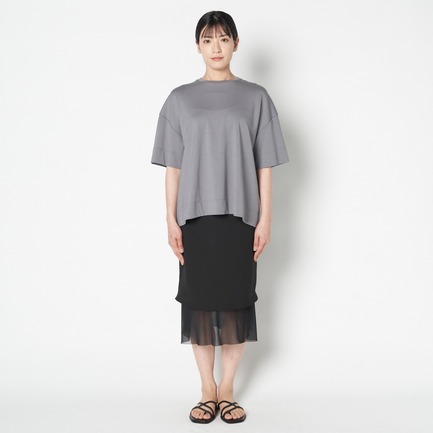 STRETCH PONTE HURF SLV BIG TEE 詳細画像 ミディアムグレー 1