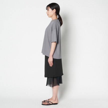 STRETCH PONTE HURF SLV BIG TEE 詳細画像 ミディアムグレー 2