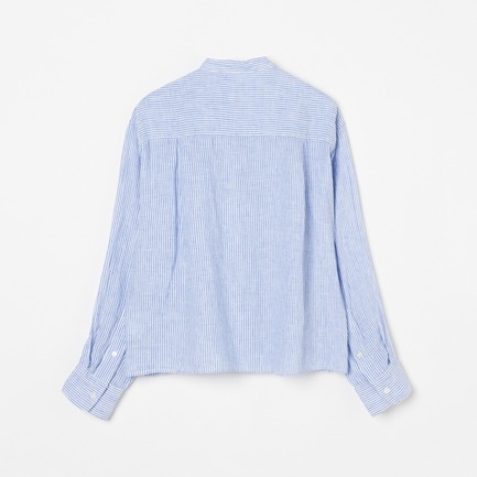 LINEN SHORT SHIRT 詳細画像 ブルーストライプ 1