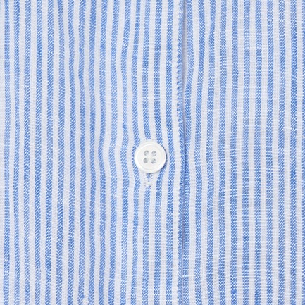 LINEN SHORT SHIRT 詳細画像 ブルーストライプ 5