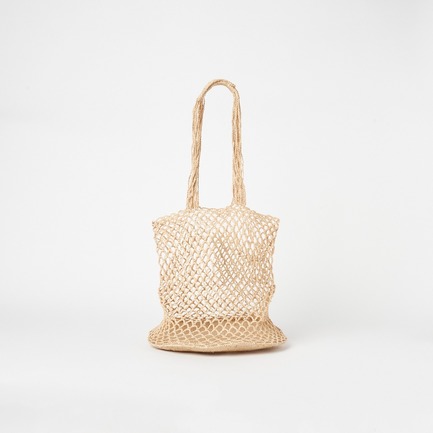 RAFFIA MESH BAG