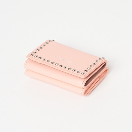FOLD WALLET WITH STUDS 詳細画像 ピンク系 2