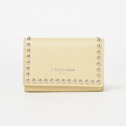 FOLD WALLET WITH STUDS 詳細画像 クリーム 1