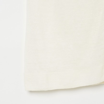 LINEN GILET 詳細画像 アイボリー 4