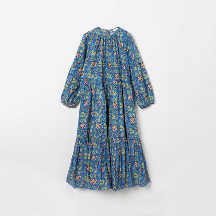 Block Print L/S Dress 詳細画像 ブルー 1