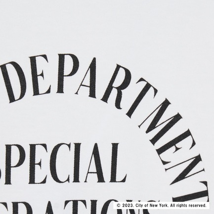 NYC×GOOD ROCK SPEED NYPD CIRCLE LOGO T 詳細画像 ブラック 5