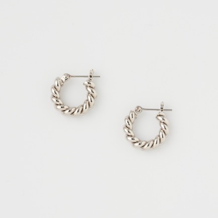 Mini Twist Hoops ER PLT 詳細画像 シルバー 1