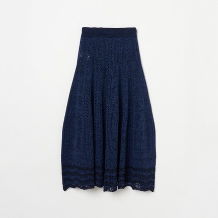 WHOLEGARMENT LONG SKIRT 詳細画像 ネイビー 1