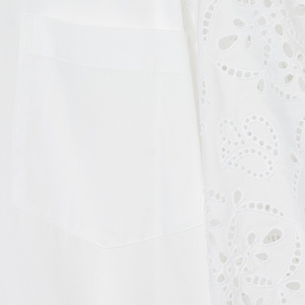LACE PUFF SLV DRESS 詳細画像 ホワイト 6