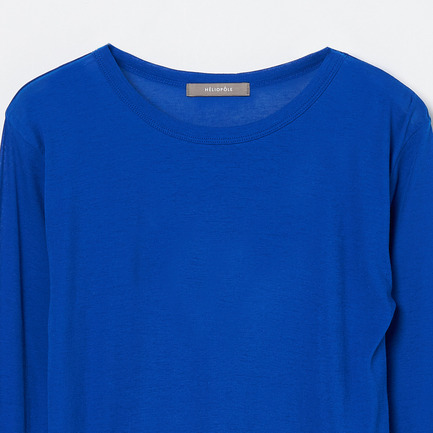 【smooth skin series】SHEER RIB JERSEY CREW 詳細画像 ブルー 2