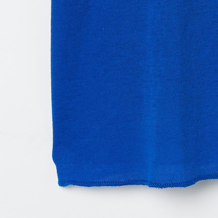 【smooth skin series】SHEER RIB JERSEY CREW 詳細画像 ブルー 4