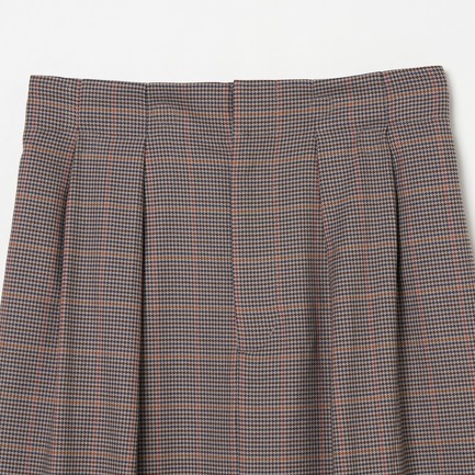 CHECK COCOON SKIRT 詳細画像 ミディアムグレー 2