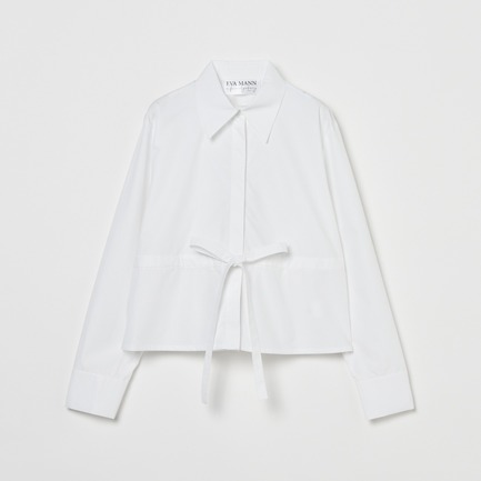 DRAWSTRING SHORT BLOUSE 詳細画像 ホワイト 1