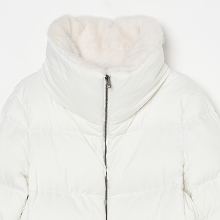 FAKEFUR COLLAR COAT 詳細画像 ホワイト 3