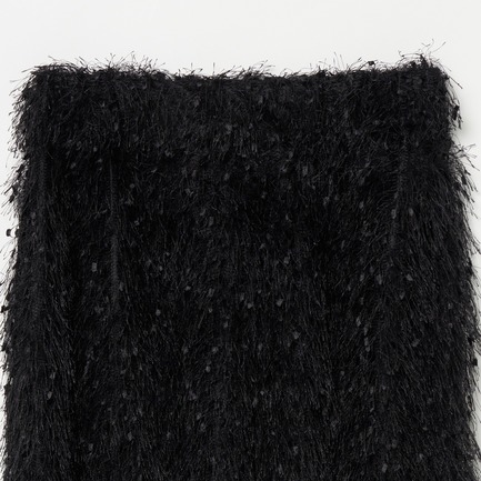 FRINGED SKIRT 詳細画像 ブラック 2
